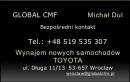 Global Rent a Car Wynajem Nowych Samochodów Toyota